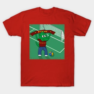 Dino Belgium Football Fan T-Shirt